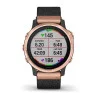 Garmin Fenix 6S Pro Sapphire Rose Gold with Heathered Black Nylon Band (010-02159-37)