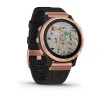 Garmin Fenix 6S Pro Sapphire Rose Gold with Heathered Black Nylon Band (010-02159-37)