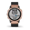 Garmin Fenix 6S Pro Sapphire Rose Gold with Heathered Black Nylon Band (010-02159-37)