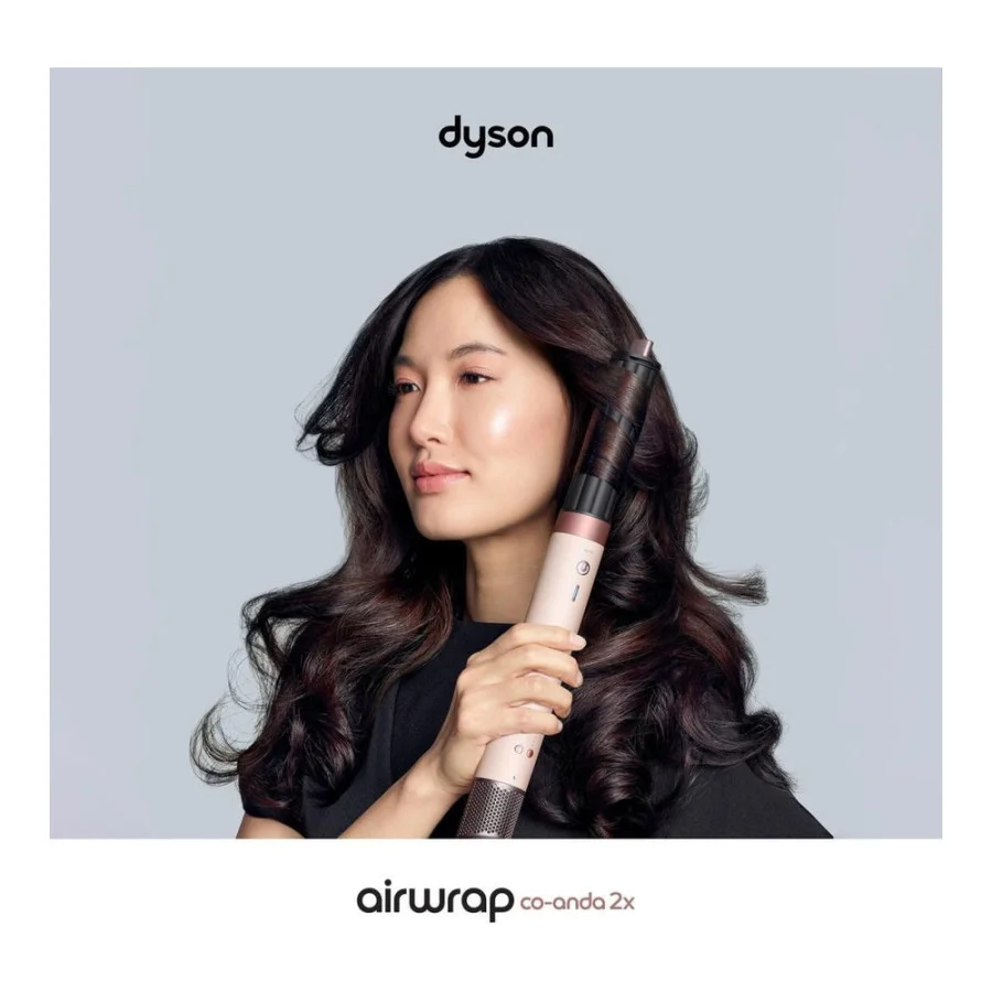 Dyson Airwrap Co-anda2x Multi-styler & Dryer Curly+Coily Ceramic Pink/Rose Gold (598808-01, 598767-01)