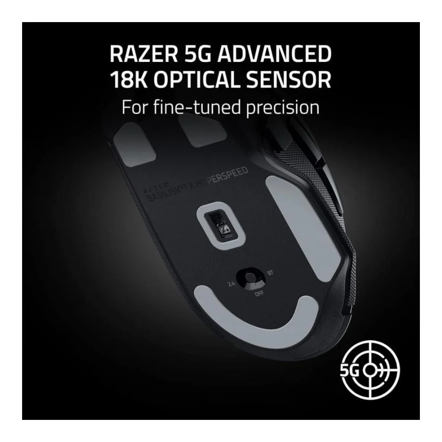 Razer Basilisk V3 X Hyperspeed Black (RZ01-04870100-R3G1)