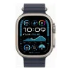 Apple Watch Ultra 2 GPS + Cellular 49mm Natural Titanium Case w. Navy Ocean Band (MX4D3)