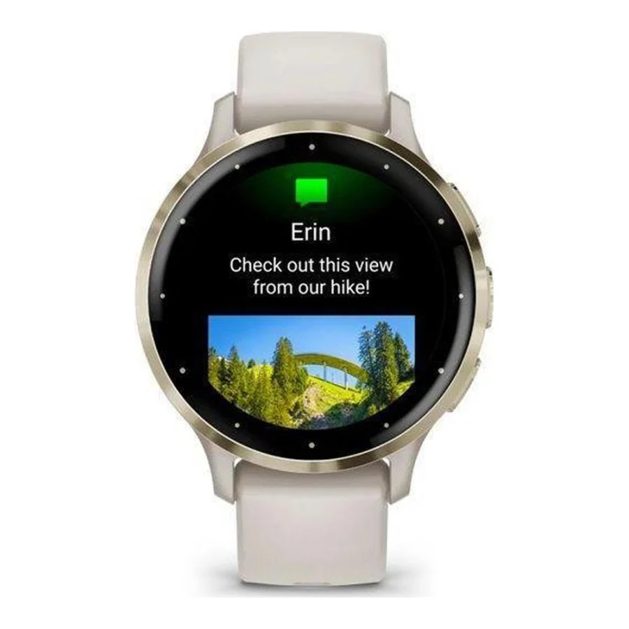 Garmin Venu 3S Soft Gold S. Steel Bezel with Ivory Case and S. Band (010-02785-04/54)