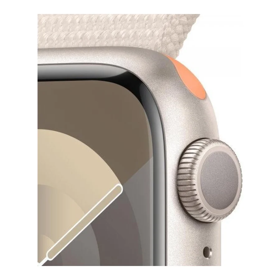 Apple Watch Series 9 GPS 41mm Starlight Aluminum Case w. Starlight S. Loop (MR8V3)