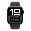 Apple Watch Series 10 GPS + Cellular 42mm Jet Black Alu. Case w. Black Sport Band - S/M (MWX63)