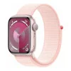Apple Watch Series 9 GPS 41mm Pink Aluminum Case w. Light Pink S. Loop (MR953)